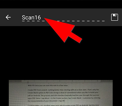 scan PDFs on Android - step 4